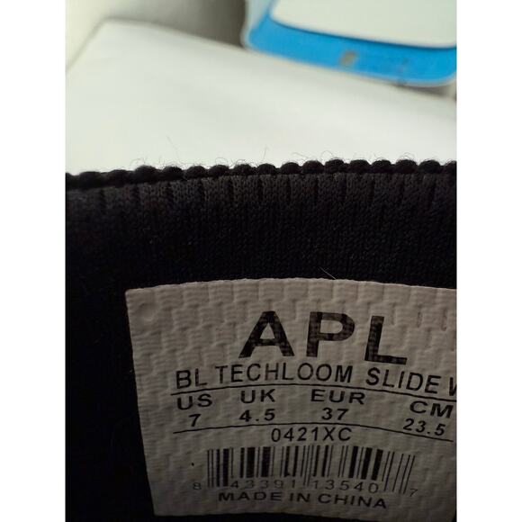 APL Big Logo TechLoom Slidde Women's Size 7 Black - Picture 5 of 5